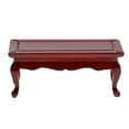 thumbnail image 2 of Esquirla Maison de Poupée Miniature 1/12 Table d'Appoint en Bois Rouge Table Basse Modèle de Mobilier Salon, 2 of 7