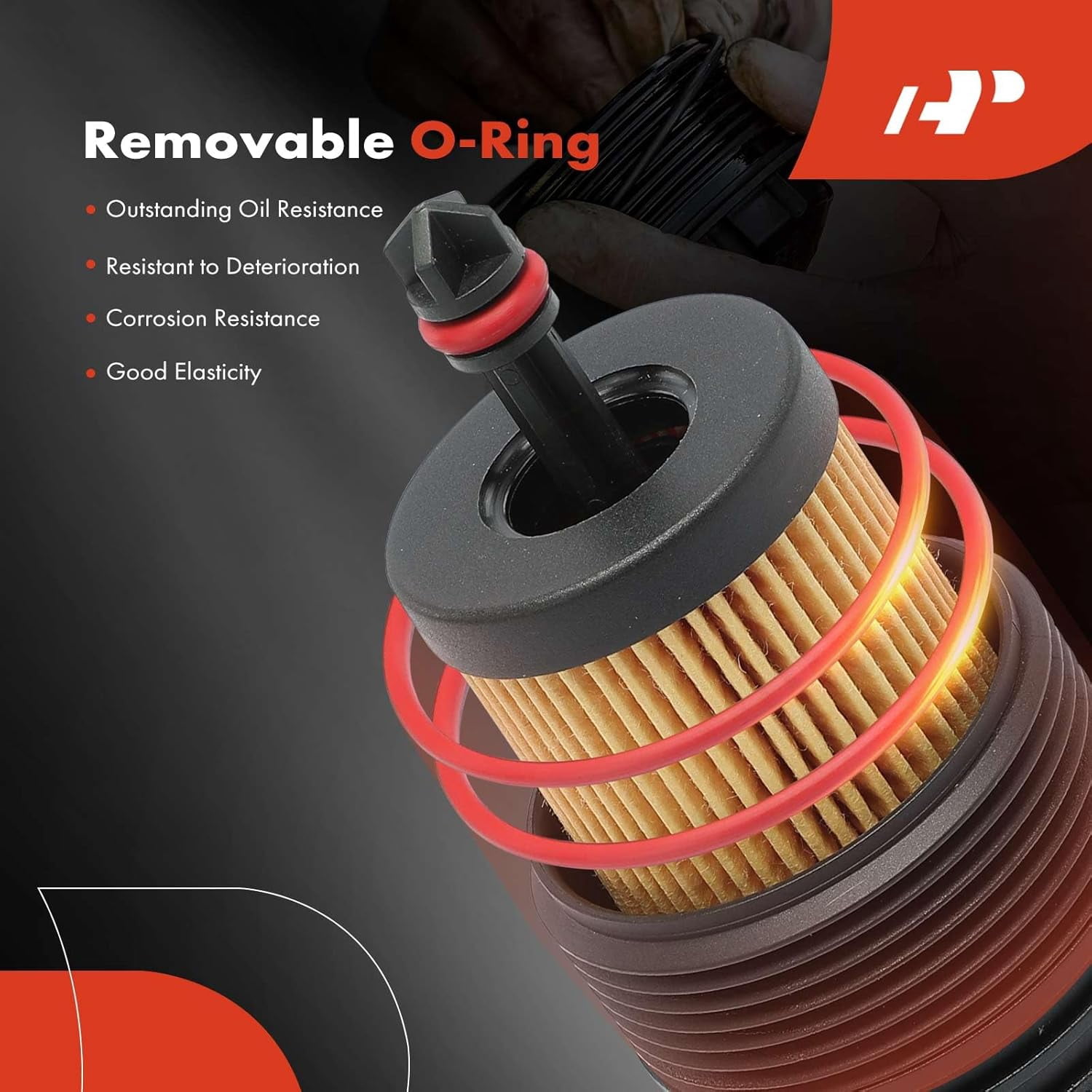 A-Premium Oil Filter Housing Cap Assembly Compatible with Ford F-150, Explorer, Fusion, Edge, Bronco & Lincoln MKZ, MKX, Continental, Aviator, Oil Filter Housing Cover, # FT4Z6A832A, FT4Z6A832B