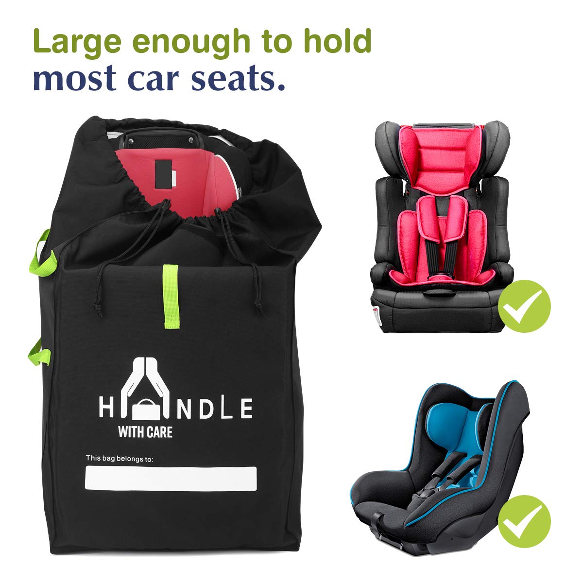 Car Seat Travel Bag, Universal Size 