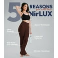 thumbnail image 4 of NirLUX Bootcut Yoga Pants - Soft Leggings For Women Regular & Plus Size Womens Leggings Tummy Control For Gym & Yoga (16 32", Rum), 4 of 6