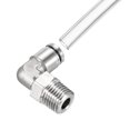 thumbnail image 5 of Unique Bargains 6mm 1/4BSPT Male Thread 304 Stainless Steel Push to Connect Fitting Elbow, 2 Pack, 5 of 5