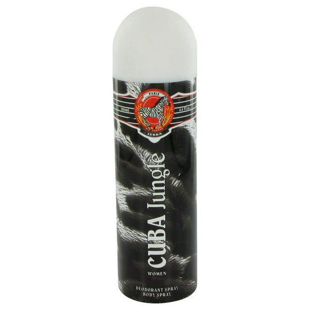 CUBA JUNGLE ZEBRA par Fragluxe Déodorant Vaporisateur 2.5 oz Lot de 4