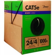 Southwire 1000' 24-Gauge 4-Pair CMR Category 5e Riser Cable, Grey