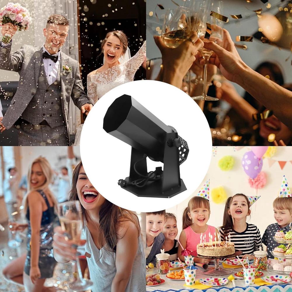 ZHON Confetti Machine Blower Professional Confetti Machine Celebration Performance Confetti Cannon Professional & Powerful Remote Control Supplies for Club Stage bearable