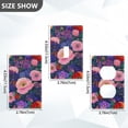 thumbnail image 7 of Yayeee Blank Wall Plate Cover 1-Gang 4.5"x2.7" Home Unused Decorative Outlet, Beautiful Floral Pattern, 7 of 7