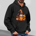 thumbnail image 2 of VBTAPA Men's Thanksgiving Hoodie Fall Pumpkin Gnome Graphic Prints Hooded Sweatshirt Loose Casual Kangaroo Pocket Hoodies Thankful Grateful Blessed Sweatshirts Black M, 2 of 5