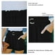 thumbnail image 5 of Whataatahia Pantalones Cortos Elásticos De Cintura Alta Cinturón Casual Ajustado Bolsillo De Color Puro Pantalones Cortos Rectos Casuales Ajustados para Mujer Verano Negro S, 5 of 6