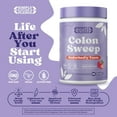 thumbnail image 5 of ColonSweep Psyllium Husk Powder Colon Cleanser - Vegan, Gluten Free Fiber Supplement - Safe Colon Cleanse for Constipation Relief, Bloating Relief & Gut Health -16 OZ (60 Servings), 5 of 9