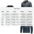 thumbnail image 3 of Men's 1/4 Zip Sweater Pullover Long Sleeve Stand Collar Soft Knitted Tops Regular Fit Casual Golf Sweatshirts (3XL, Blue), 3 of 3