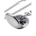 thumbnail image 2 of Reloj de Bolsillo de Cuarzo para Hombre con Dial Negro y Cadena (Plateado) Hicarer Hicarer, 2 of 2