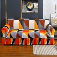 thumbnail image 1 of Elastic Stretchable Sofa Cover with Skirt Washable Furniture Protector Printed Slipcovers with Elastic Bottom for Living Room, 1 of 7