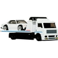 thumbnail image 3 of Hot Wheels Premium Collector Display Set, Fleet Street, 3 1:64 Scale Cars & 1 Transporter, 3 of 7