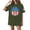 Army Green, variant on 250th Years Anniversarys Of Freedoms Us 1776-2026 Tshirts for Women Usa Print Casual Tops Short Sleeve Solid Tshirts Summer Crewneck Comfortable Tee,Orange XL