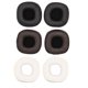 thumbnail image 4 of Monstrate Par de almohadillas para los oídos Auriculares con aislamiento de ruido Esponja Orejeras Reemplazo de auriculares sobre la oreja para Relojes inteligentes Marrón claro, 4 of 6