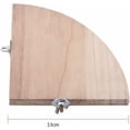thumbnail image 1 of Bird Cage Perch Stand Platform Parakeet Toy Fan Wooden Fan Shape Parrot Playground Cage Accessory, 1 of 4