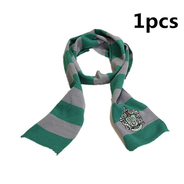 Bufanda de Cosplay de Harry Potter para niños, pañuelo cálido, accesorios de Cosplay, bufandas largas, accesorios de regalo de Halloween y Navidad