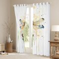 thumbnail image 3 of jejeloiu Boho Dragonfly Curtains Pack of 2 (42x84 Each),Vintage Splash Ink Curtains Blackout For Girls Women, 3 of 6