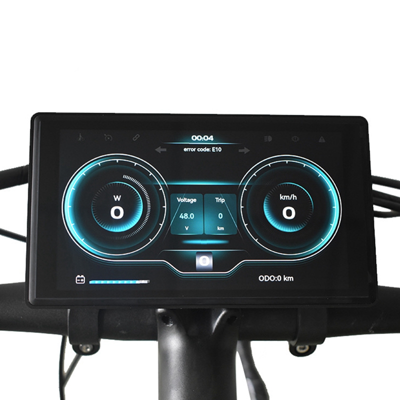 Luobannm H8 Waterdichte 6pin LED Fietscomputer voor 24V, 36V