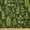 Apple Green Dark Green, variant on Ambesonne Floral Fabric by the Yard Microfiber, Poppies Retro Spring, 1 Yard, Orange and Ivory
