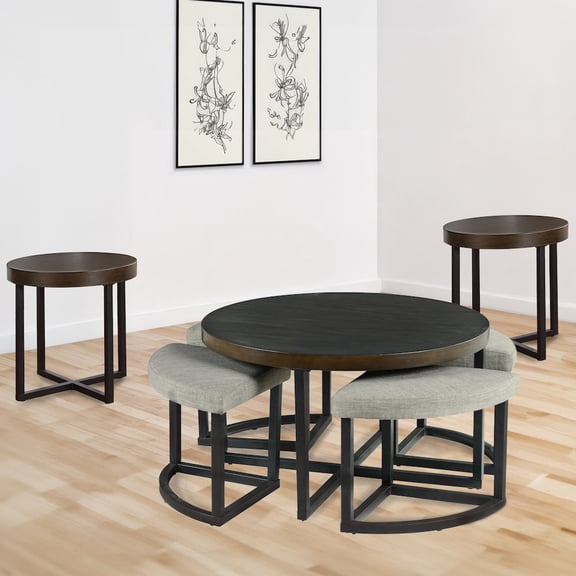 Steve Silver Yukon 3-Piece Table Set
