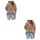 thumbnail image 4 of Blusa informal para mujer Qarigey Café S 2piezas, 4 of 6