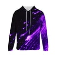 thumbnail image 4 of BiZtdJrK Men Big and Tall Graphic Hoodies Long Sleeve Drawstring Hooded Sweatshirt 3D Novelty Print Pullover Hoodies Casual Stylish Sweatshirts Prime Big Deal Days Purple XXL, 4 of 6