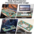 thumbnail image 6 of Large Gaming Mouse Pad, Landscape Painting Desk Pad, Laptop PU Mouse Pad, Waterproof Anti-Slip Desk Pad, Home Decoration Office Accessories (31.5x15.7in,Yellow Flower), 6 of 6