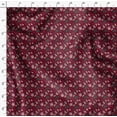 thumbnail image 4 of Soimoi Red Poly Georgette Fabric Wild Life Animal Print Fabric by the Yard 42 Inch Wide, 4 of 5