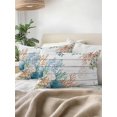 thumbnail image 5 of Outdoor Pillow Waterproof 1 Pack, Beach Coastal Patio Throw Pillows for Couch Bed Sofa with Insert, Summer Nautical Coral Shell Botanical Vintage Decorative Travel/Reading Pillow Set 12x20 Inch, 5 of 6