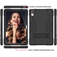 thumbnail image 2 of FIEWESEY for Lenovo Tab P11 Pro Tablet Case ,Drop-Proof Shock-Resistant Rugged (with Stand) Hybrid casefor Lenovo Tab P11 Pro 11.5 inch (Model:TB-J706F/J706L)+Screen Protector (Black/Black, 2 Pack), 2 of 6