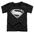 thumbnail image 2 of Justice League Movie Superman Symbol Black Suit 2 Kids T Shirt (3) for Youth Toddler Boys and Girls, Black, 2 of 5