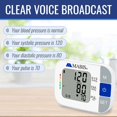 thumbnail image 4 of Monitor de presión arterial MABIS Universal Wrist Talking, 4 of 7