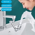 thumbnail image 2 of ORCHOLO 1080Free Rotating Faucet Extender, Universal Swivel Robotic Arm Swivel Extension Faucet 2 of 9