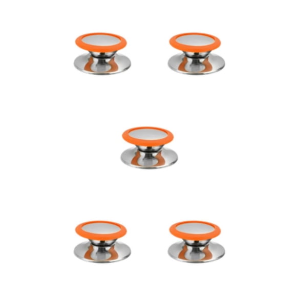 Billuyoard Reemplazo de la perilla de la tapa de la olla de acero inoxidable Manija de la tapa de la sartén Actualización de utensilios de Type2 NO2