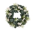 thumbnail image 2 of Winter Wreath,Wreaths for Front Door Artificial Eucalyptus Wreath Out Door Eucalyptus Greenery Wreath for Front Door Window Porch Wedding Farmhouse Garden Party Wedding Deco, 2 of 6