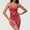 Red, variant on FAHXNVB Plus Size Waist Trainer Bodysuit for Women Shapewear Round Neck Seamless Butt Lifter Full Body Shaper