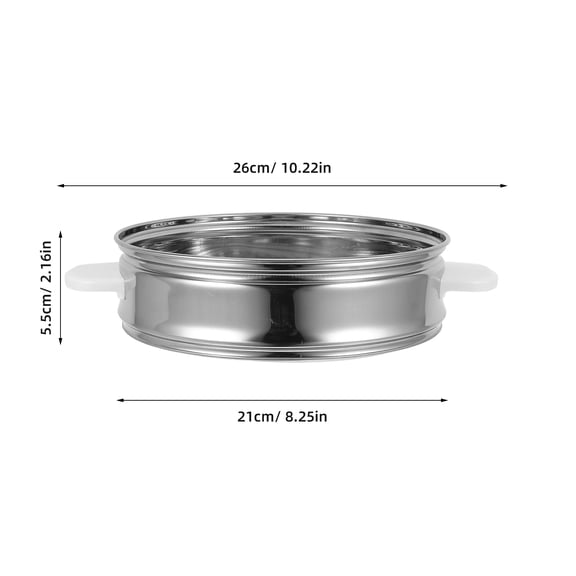OFFIGAM Stainless Steel Vegetable Steamer Basket for Kitchen Use - Fits Multiple Pots and Pans, Easy to Clean and
