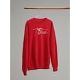 thumbnail image 3 of Good Think Take A Time Sweatshirt Women -Image by Shutterstock, Female XX-Large, 3 of 4