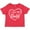 Red, variant on Inktastic I Love My Daddy in White Chalk Heart Boys or Girls Toddler T-Shirt