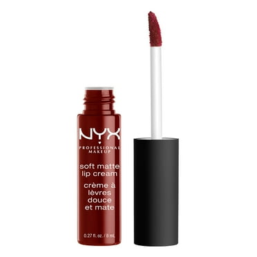 NYX Professional Makeup Soft Matte Lip Cream, lightweight liquid lipstick Madrid, 0.8 Oz