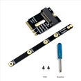 thumbnail image 4 of 5X Adaptador Wifi M.2 Adaptador Wifi M.2 A SSD NVME PCIe4.0 A M2 NGFF Clave A+e Adaptador Wifi para Módulo WiFi/WWAN/LTE, 4 of 5