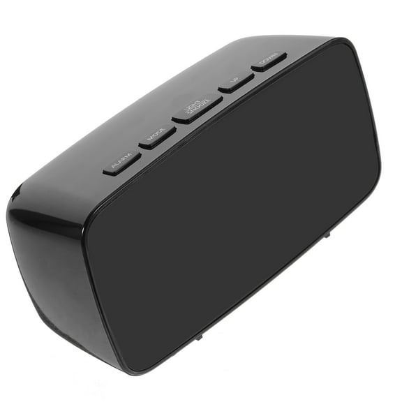 Worgeous  Digital Alarm Clock Battery Operated Big Numbers Travel Green