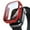 Red, variant on BandPlus Waterproof Case for Apple Watch Screen Protector 44mm SE (2nd Gen) Series 6 5 4, Tempered Glass Face Cover Accessories Compatible with iWatch 44 mm, Starlight