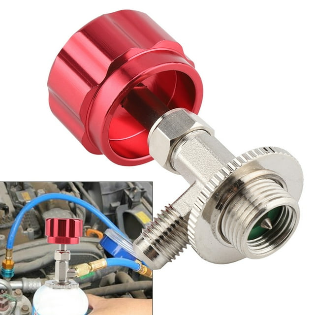 Valve de Distributeur de Réfrigérant, Ouvre-Bouteille de Réfrigérant Professionnel pour Voiture M14 1/4 Durable, Valve de Distribution de Canette de Réfrigérant Ouvre-Bouteille pour Mer R134a
