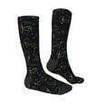 thumbnail image 3 of Balery Dinosaur Printed Novelty Socks Men's Women's Crew Socks Sports Socks Knee High Socks Cotton Socks Quirky and Cool Socks, 3 of 9