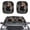 American Flag Forest Black Cat, variant on Uorisanigo American Flag Forest Black Cat Car Sun Shade Folding 2 Piece Car Sunshades for Windshield Car Decor Reflective Polyester Blocks Heat and Sun Keeping Your Vehicle Cooler