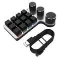 thumbnail image 4 of Teclado digital perfke 9 teclas 3 botones RGB ligero para PC Notebook Tablet, 4 of 8