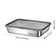 thumbnail image 3 of Almacenamiento y organización de cocina, caja para albóndigas de acero inoxidable 316L con tapa, caja para congelador, bandeja de preparación de albóndigas de grado alimenticio, organizador para refri, 3 of 6