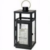 Carson Home Accents 156398 Memories Light the Way Lantern with LED Candle & Timer - 10 x 4.25 x 4.25 in.