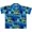 Blue, variant on Hawaiian Shirts 43B Boys allover Print Beach Aloha Party Camp Red M